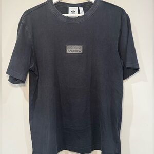 Adidas Originals Trefoil Patch Tee – Washed Black – Men’s Large